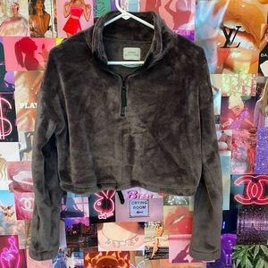 Urban Outfitters Fuzzy Cropped Sweater